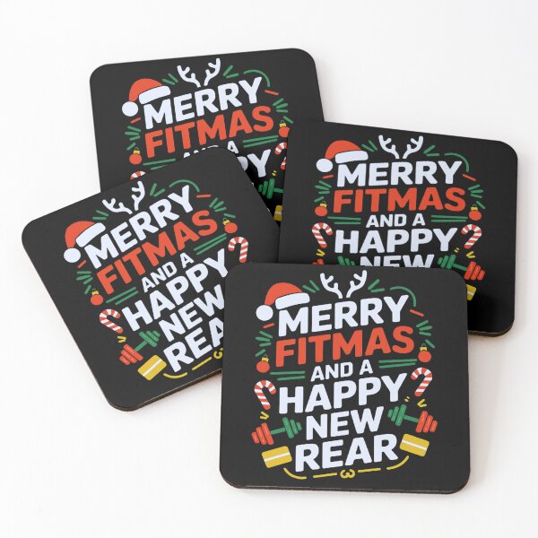 Item preview, Merry Fitmas And A Happy New Rear Ugly Sweater designed and sold by luannsemmsobre.