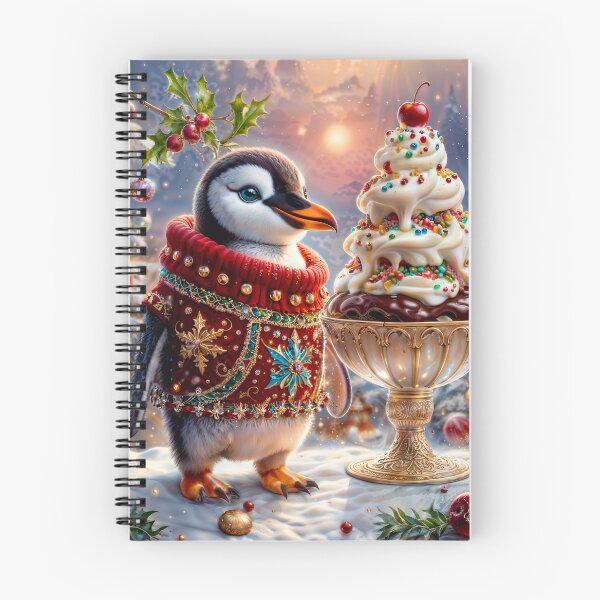 Item preview, Penguin Sundae Christmas designed and sold by BandEstudio.