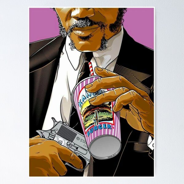 Item preview, Badass Pulp Jules Winnfield designed and sold by UZRWRLD .