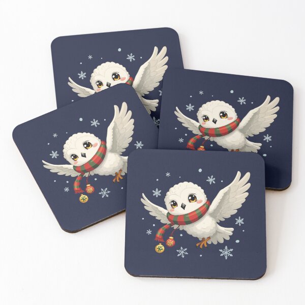 Item preview, Magical Christmas Owl  / Hedwig / christmas owl / Snowy Owl / owl xmas designed and sold by Krasnovaovaova.
