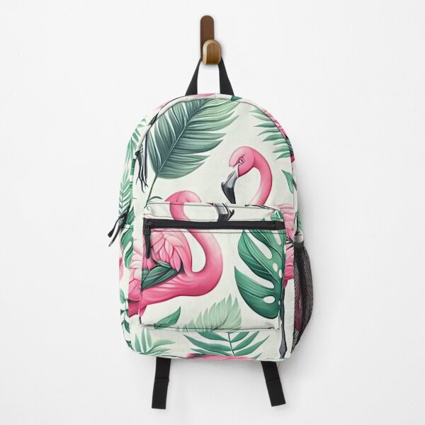 Item preview, Vibrant flamingos and lush foliage pattern designed and sold by Haji Kamora.