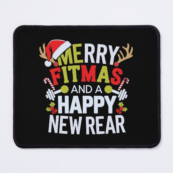 Item preview, Merry Fitmas and a Happy New Rear - Muscles Gym designed and sold by luannsemmsobre.