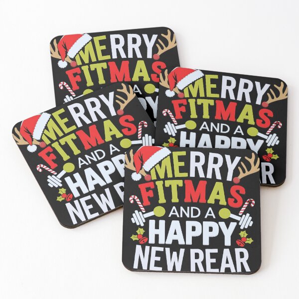 Item preview, Merry Fitmas and a Happy New Rear - Muscles Gym designed and sold by luannsemmsobre.