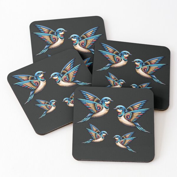 Item preview, Birds - swallows designed and sold by AwesomeBeyondLimits.