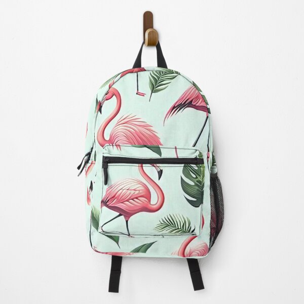 Item preview, Vibrant flamingos and lush foliage pattern designed and sold by Haji Kamora.