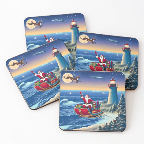 Item preview, Deck the Lighthouse with UFO designed and sold by FitEnvy.
