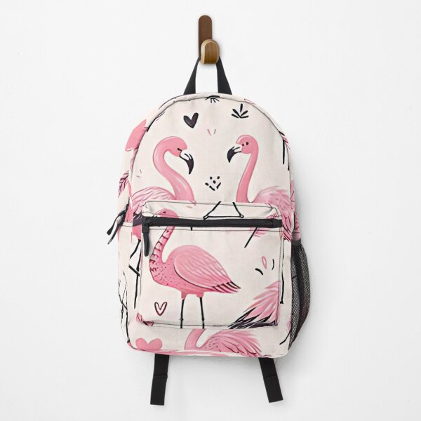 Item preview, Vibrant flamingos and lush foliage pattern designed and sold by Haji Kamora.