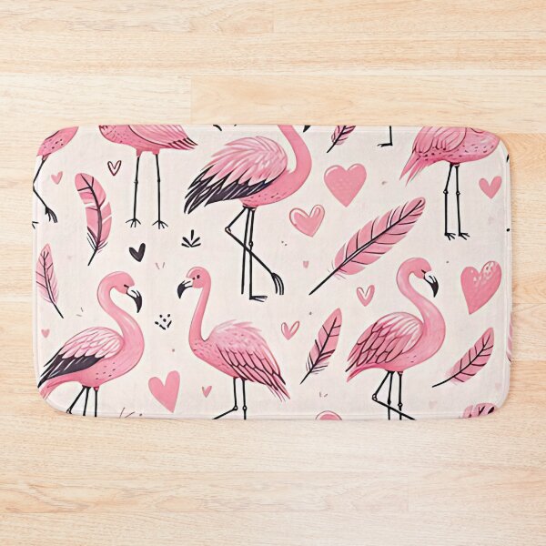 Item preview, Vibrant flamingos and lush foliage pattern designed and sold by Haji  Kamora.