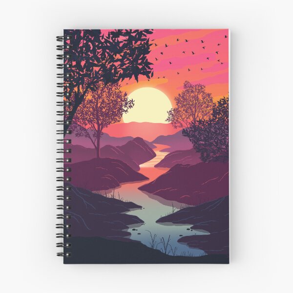 Aperçu de l'œuvre Silhouette de coucher de soleil créée et vendue par SorrelCreates.