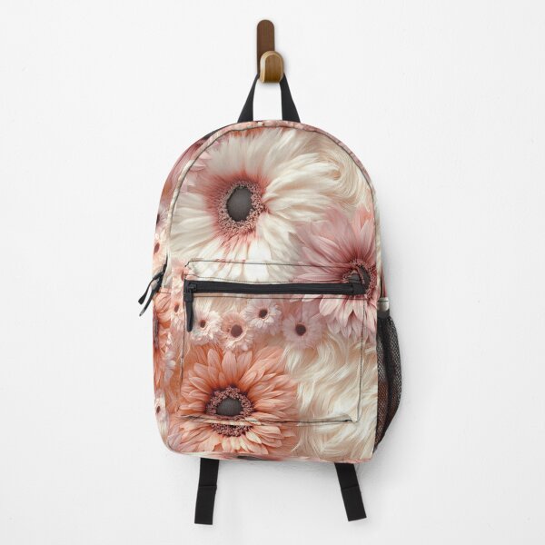 Item preview, Pastel color pink flower on ivory fur designed and sold by AngelottiCR.