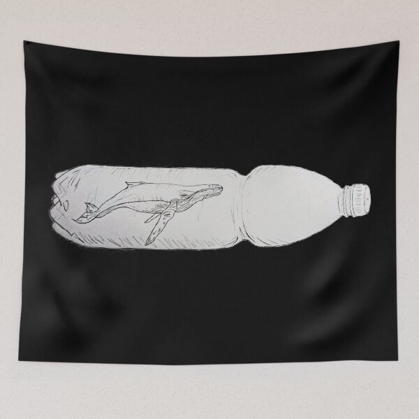 Item preview, Whale in a Bottle - Natural Water designed and sold by RowenaTmT.
