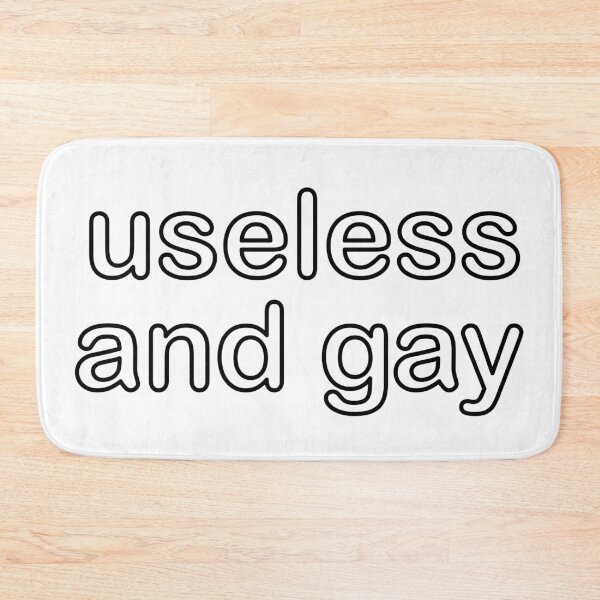 Item preview, useless and gay designed and sold by Tinybluebird.