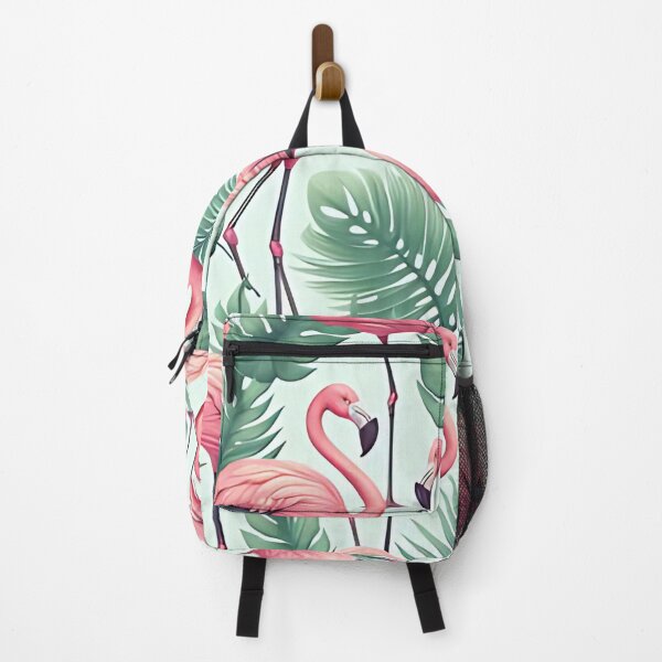 Item preview, Vibrant flamingos and lush foliage pattern designed and sold by Haji Kamora.