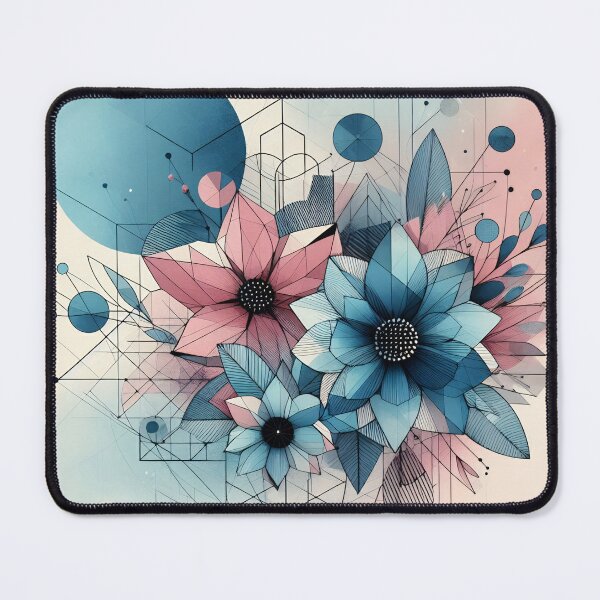 Item preview, Blue Abstract Flowers designed and sold by GraphicsClub.