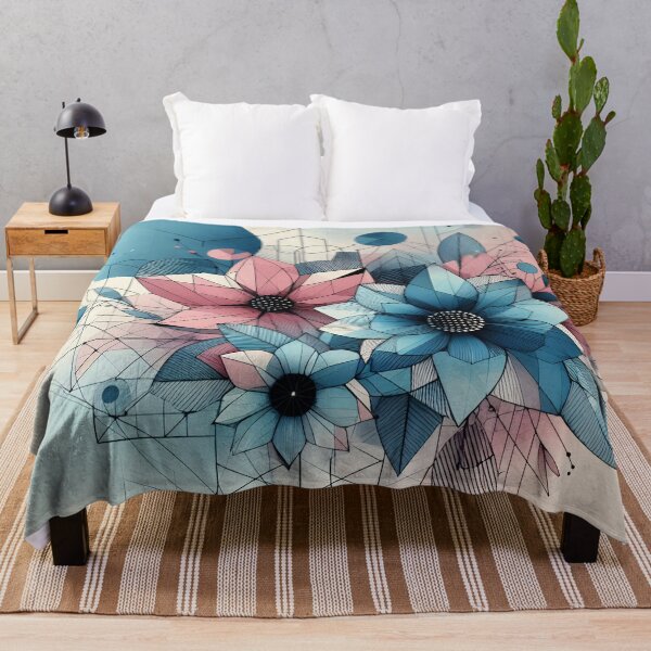 Item preview, Blue Abstract Flowers  designed and sold by GraphicsClub.