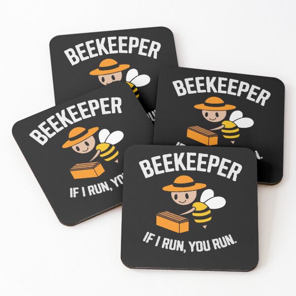 Item preview, Fun BeeKeeper Quote with Cute Bee designed and sold by InsanseCreation.