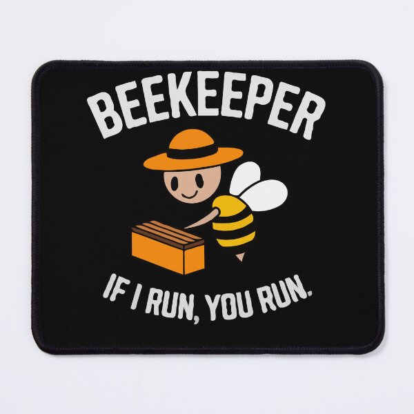 Item preview, Fun BeeKeeper Quote with Cute Bee designed and sold by InsanseCreation.