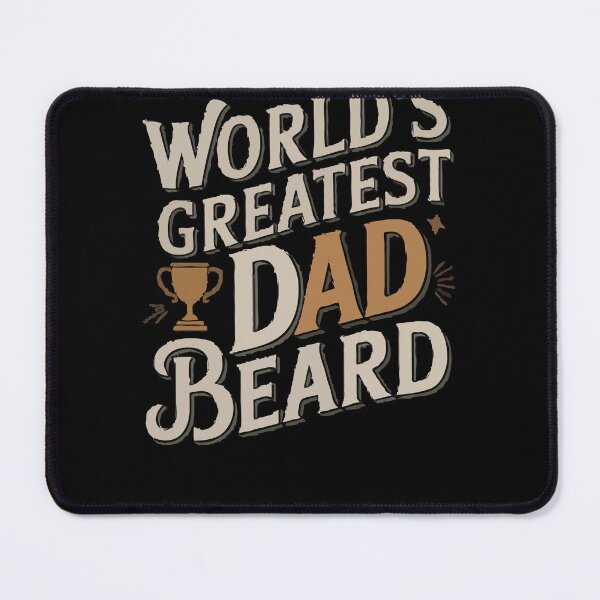 Item preview, World's Greatest Dad Beard Trophy designed and sold by InsanseCreation.