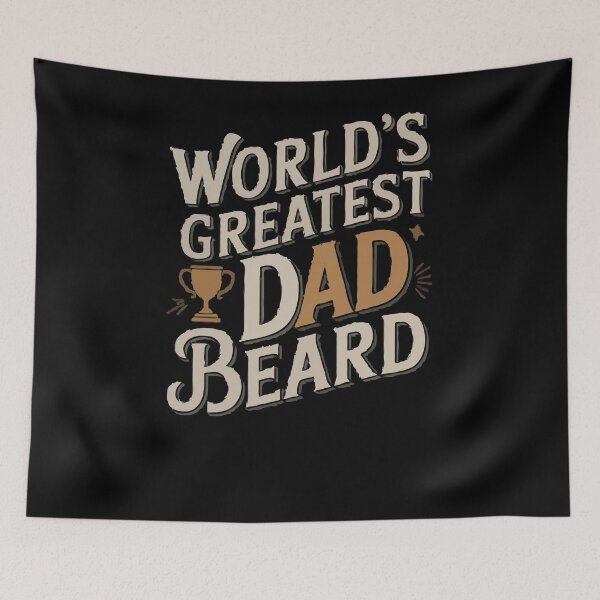 Item preview, World's Greatest Dad Beard Trophy designed and sold by InsanseCreation.