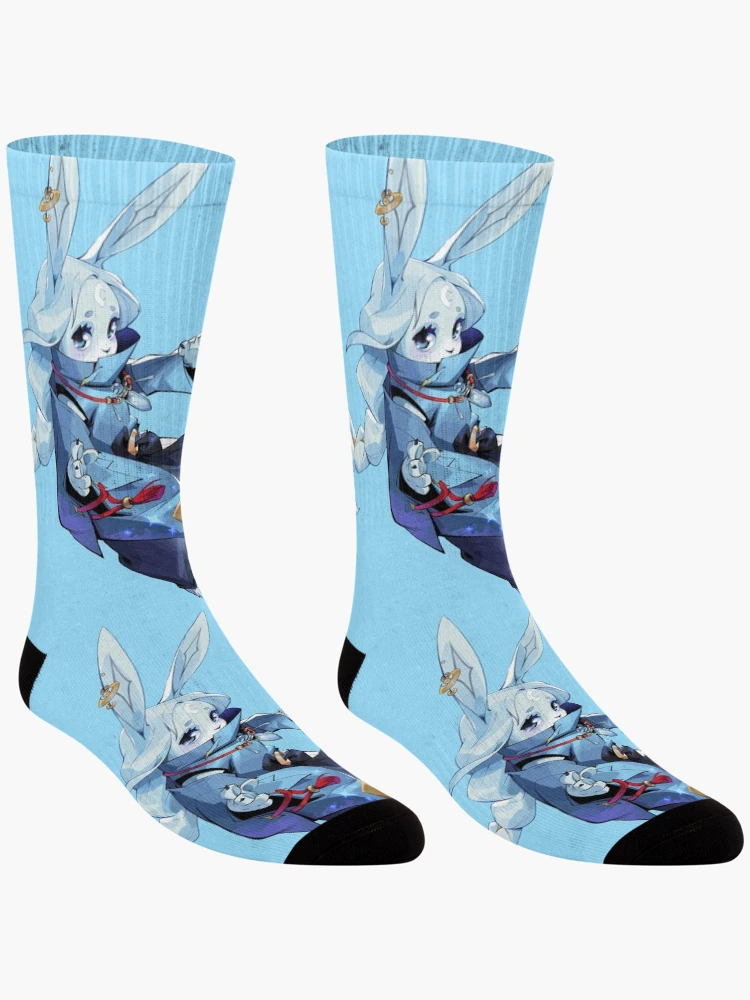 Thumbnail 3 of 5, Socks, Lunar Rabbit designed and sold by Connor Keane.