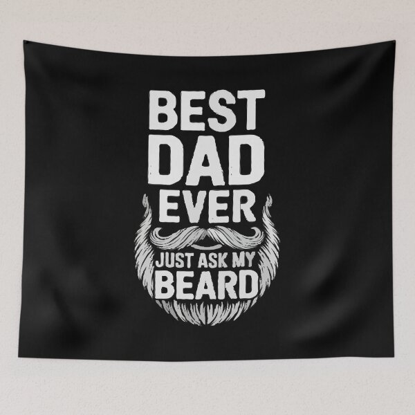 Item preview, Best Dad Ever Beard Father's Day designed and sold by InsanseCreation.