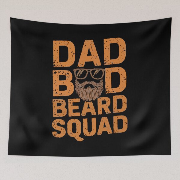 Item preview, Fun Stylish Dad Bod Beard Squad designed and sold by InsanseCreation.