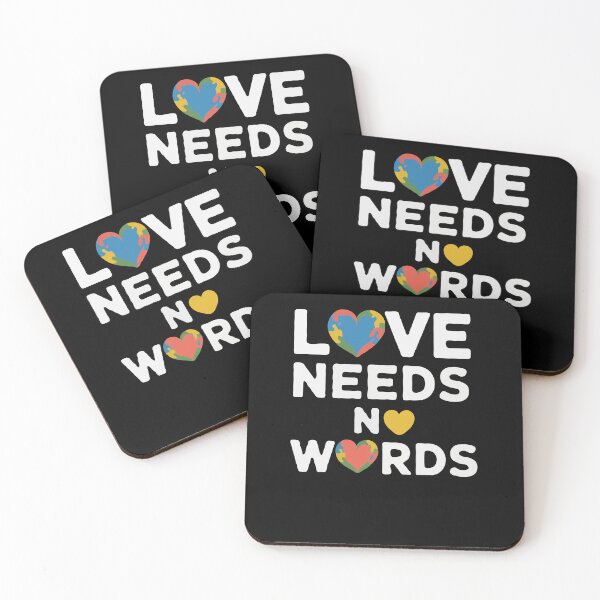 Item preview, Love Needs No Words Autism designed and sold by InsanseCreation.