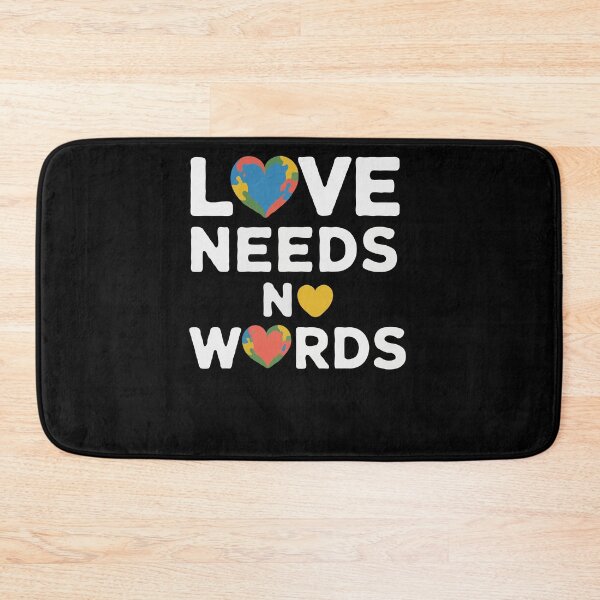 Item preview, Love Needs No Words Autism designed and sold by InsanseCreation.