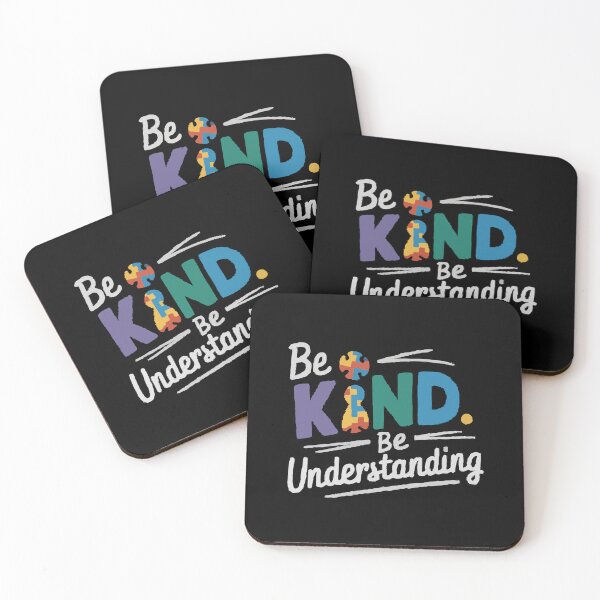 Item preview, Be Kind Be Understanding Autism Quote designed and sold by InsanseCreation.