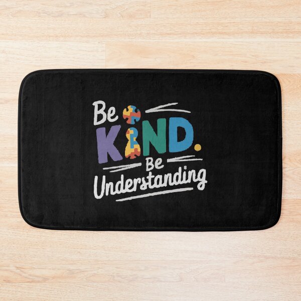 Item preview, Be Kind Be Understanding Autism Quote designed and sold by InsanseCreation.