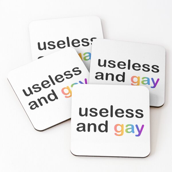 Item preview, useless and gay designed and sold by Tinybluebird.