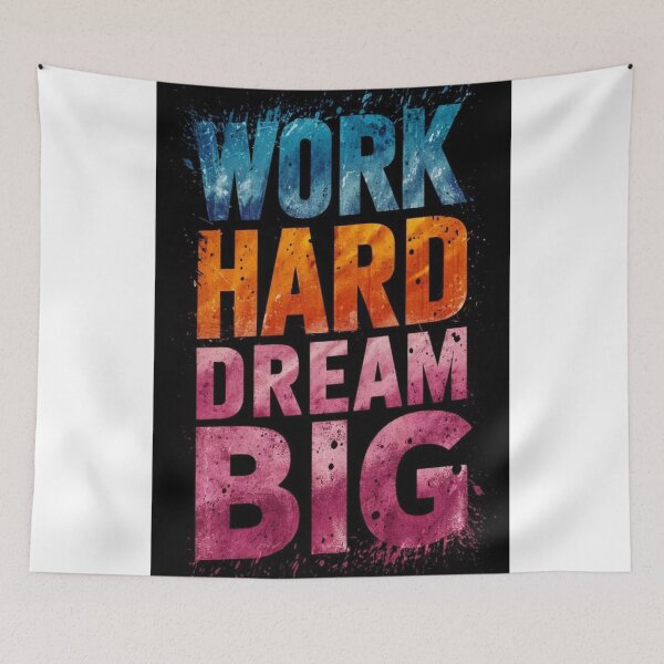 Item preview, Work hard dream big  designed and sold by samrat7487.