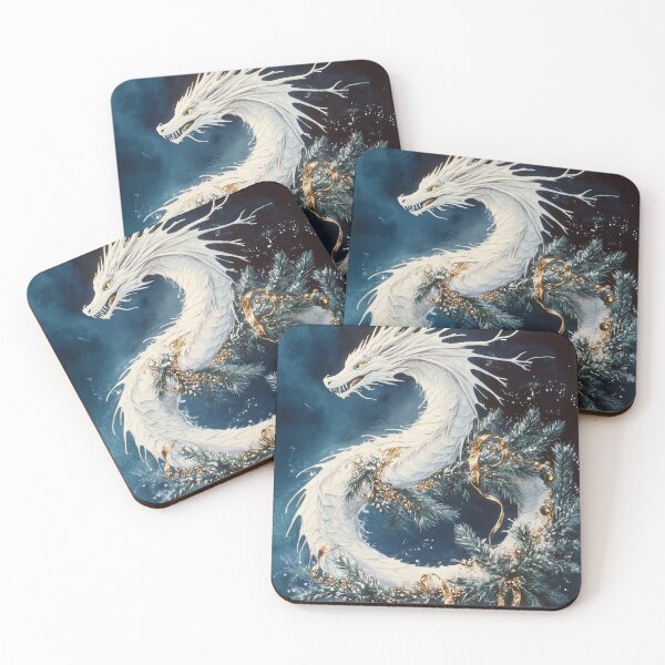 Item preview, Winter’s White Dragon designed and sold by LonesomeKnight.