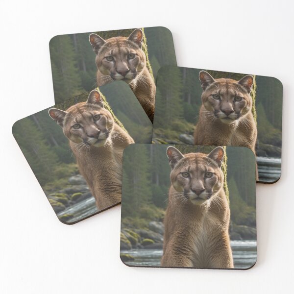 Item preview, Cougar Wildlife Scene designed and sold by Skye Ryan-Evans.