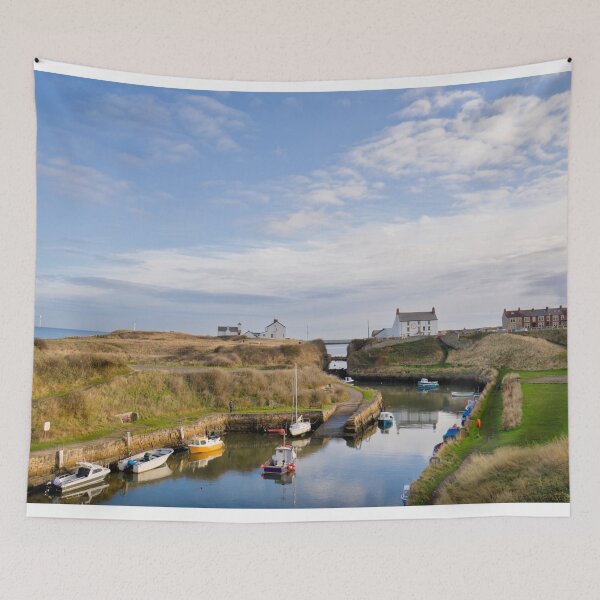 Item preview, Seaton Sluice Harbour at High Tide designed and sold by Violaman.