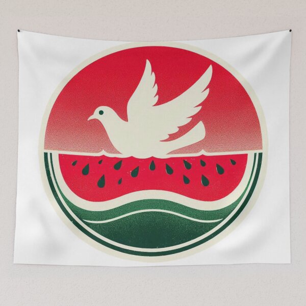 Item preview, Free Palestine Dove Watermelon designed and sold by piscininha.
