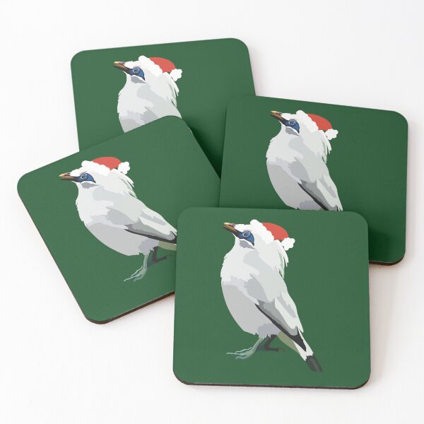 Item preview, B is for Bali Starling ,Bali Starling – Elegant Endangered Songbird of Indonesia Illustration designed and sold by PrettylittlepastelUk.