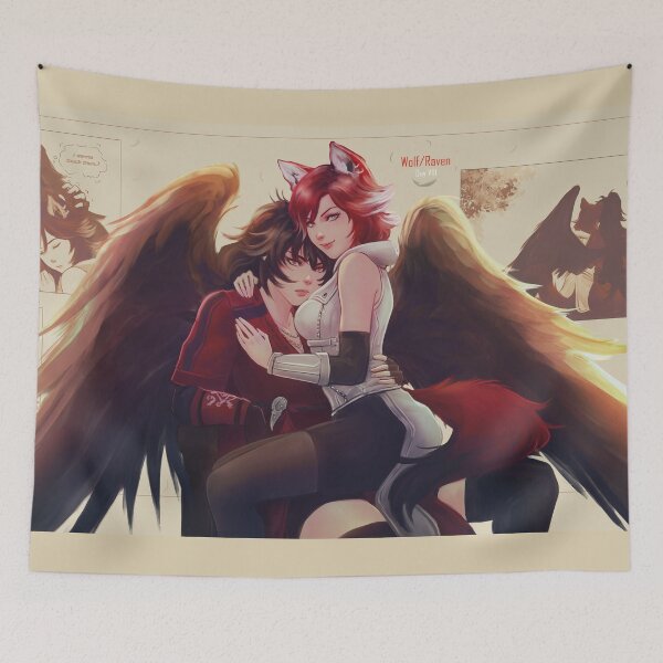 Item preview, Wolf/Raven designed and sold by Cyan Orange  Studio.