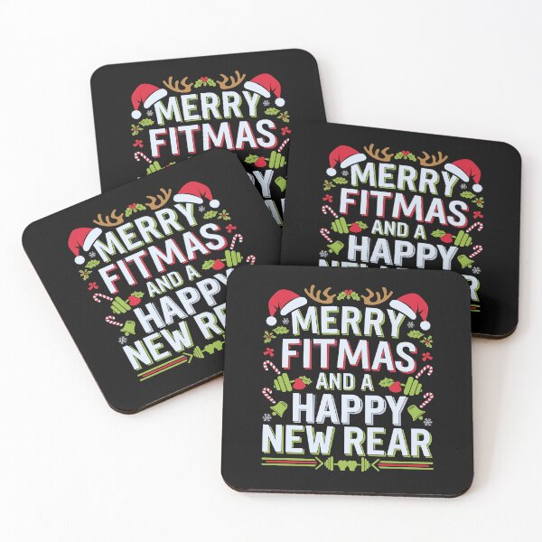 Item preview,  Merry Fitmas and A Happy New Rear Christmas Gym Gift Workout Gift designed and sold by luannsemmsobre.