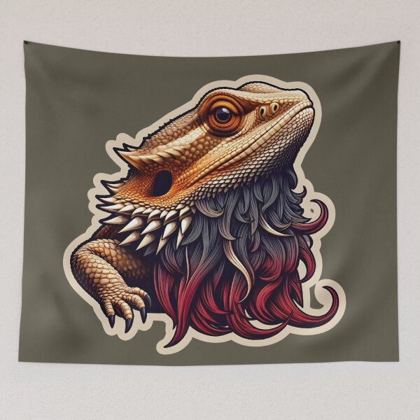 Item preview, Bearded Dragon Art #25 | Bearded Dragon Lovers designed and sold by ksgraphics222.