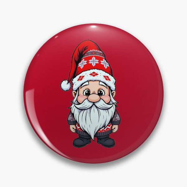 Item preview, Festive Christmas Gnome with a Cheerful Holiday Spirit designed and sold by Pickmash.