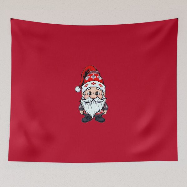Item preview, Festive Christmas Gnome with a Cheerful Holiday Spirit designed and sold by Pickmash.