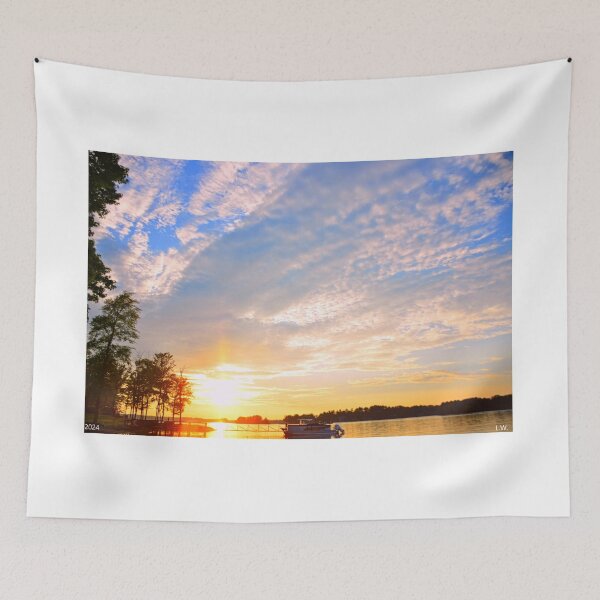 Item preview, Beautiful Sky Over Lake Murray South Carolina designed and sold by LisaWootenPhoto.