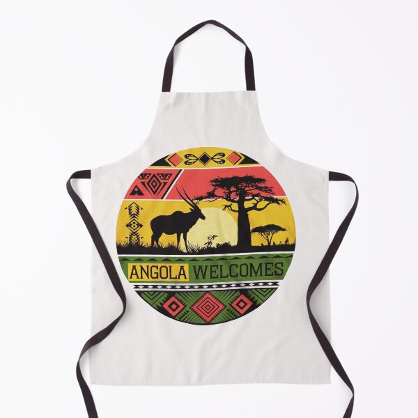 Item preview,  Angola Welcomes Flag Map Luanda designed and sold by AnimalsDH305.