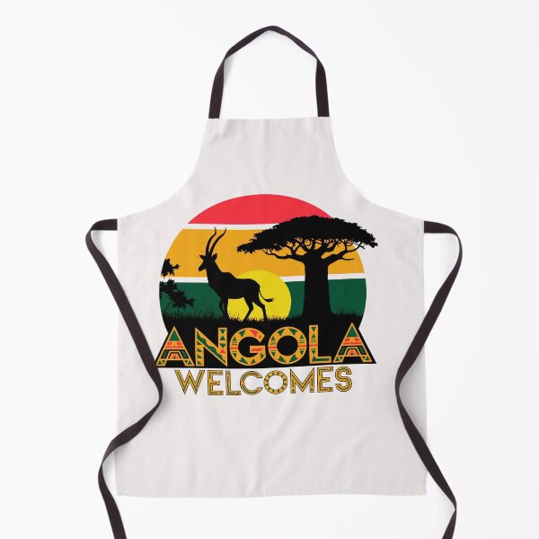 Item preview, Angola Welcomes Flag Map Luanda designed and sold by AnimalsDH305.
