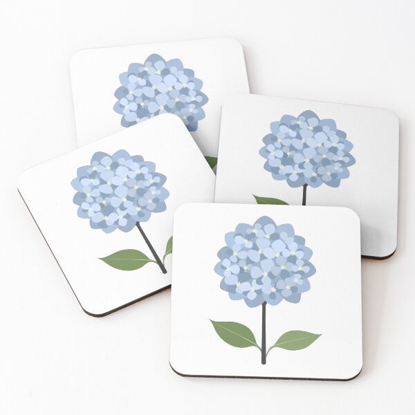 Item preview, Serene Blue Hydrangea - Floral Illustration designed and sold by Fikuall.