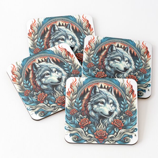 Item preview, Majestic Realistic Wolf designed and sold by SpicySweetChili.