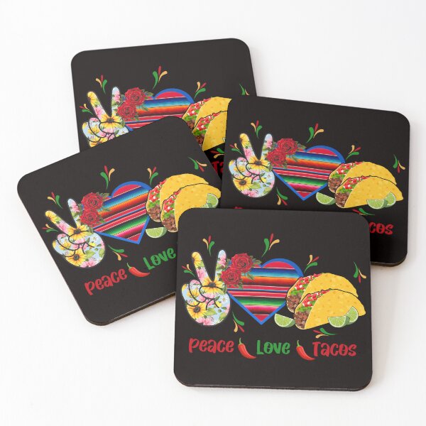 Item preview, Peace, Love, Tacos Hippie Boho Design designed and sold by desireedickens.