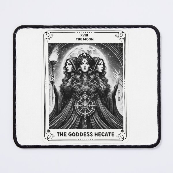 Item preview, The Goddess Hecate tarot card the moon designed and sold by MilkyForest.