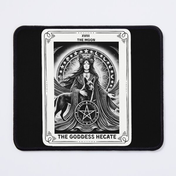 Item preview,  The Goddess Hecate tarot card the moon designed and sold by MilkyForest.